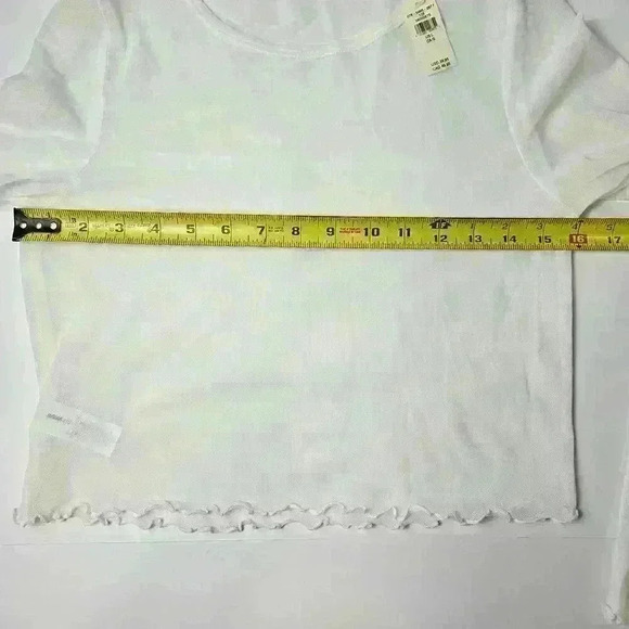 Aerie Magic of Mesh Top White Size Large - Picture 5 of 6